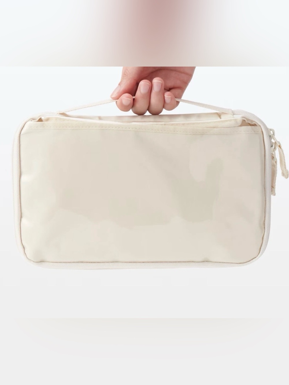 MUJI Collection Slim Case A5 Pocket selectable Ivory 265x155x25mm Bag 6 Ring New